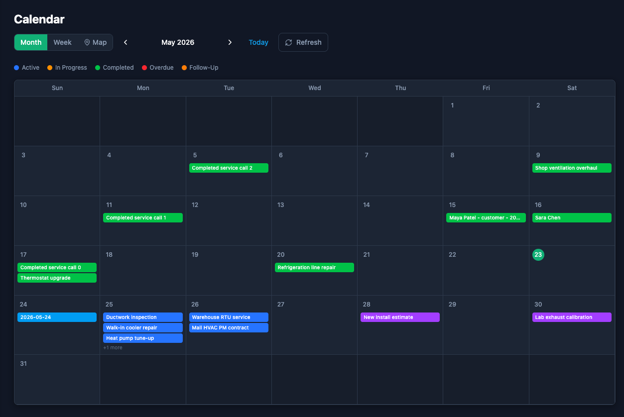 Calendar and scheduling